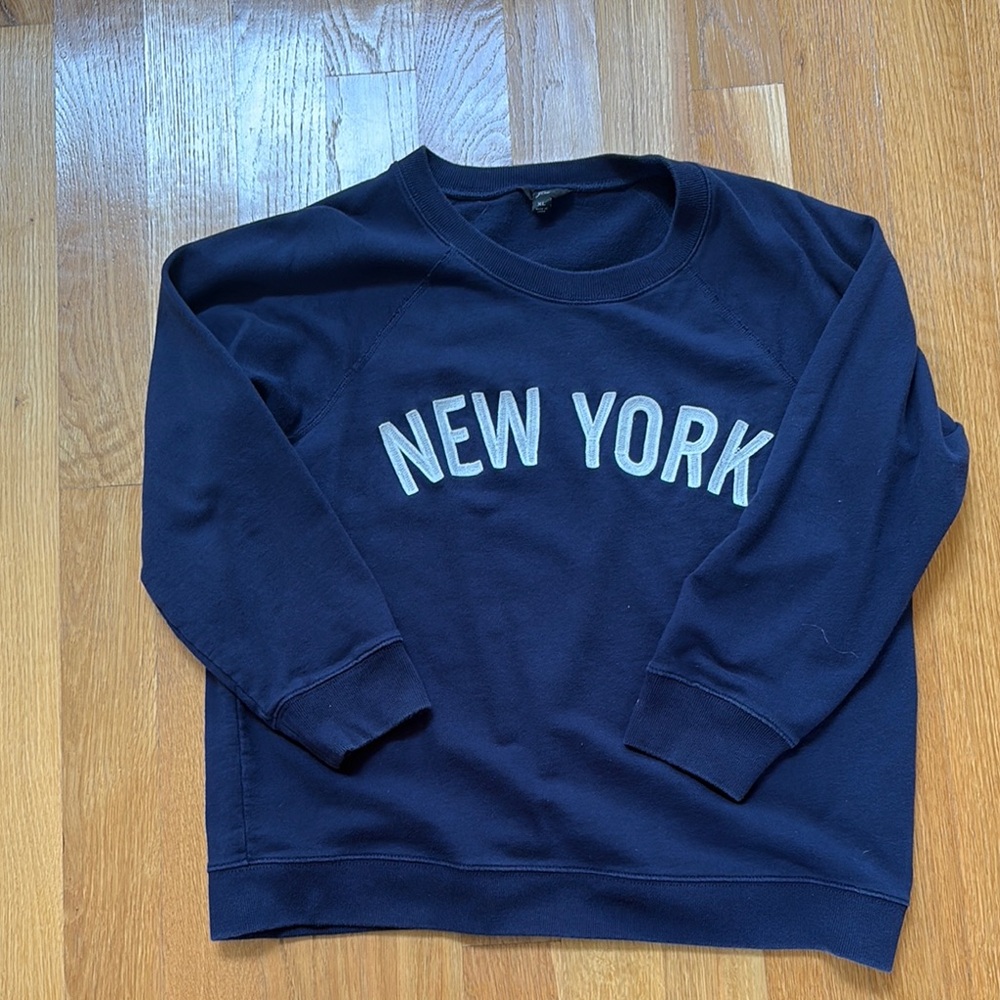 Navy Blue JCrew “New York' Women’s Sweatshirt